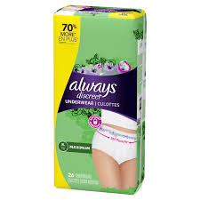 Always Discreet Incontinence Underwear For Women Maximum