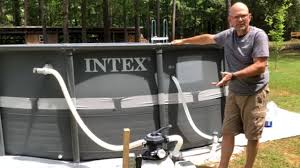 an intex 18 x 52 swimming pool