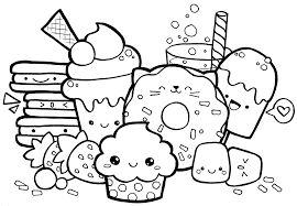 Coloring pages help kids learn their colors, inspire their artistic creativity, and sharpen motor skills. Coloring Pages To Print For Adults Free Kawaii Friends Kids Advanced Stephenbenedictdyson