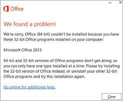 The select account from the left menu. Fixed Error Trying To Install 32 Bit Or 64 Bit Office Applications