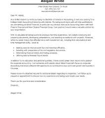 Cover Letter Examples For Internships Cover Letter Template