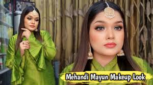 mehndi mayun makeup tutorial makeup