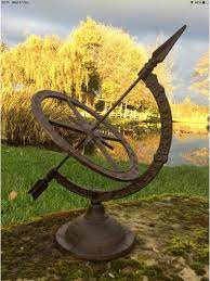 Garden Cast Iron Armillary Sundial