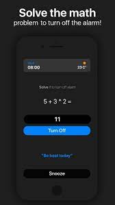100 Awake Math Alarm Clock By Petar