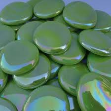 Buy 10 Lbs Large Green Glass Gems 35 45