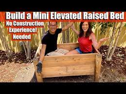 How To Build A Mini Elevated Raised Bed