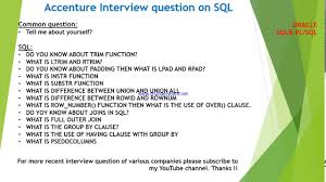 accenture interview questions and