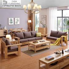 Simple Wooden Sofa Set Designs