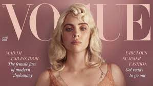 Billie eilish debuted her blond hair on instagram (left) and posed in lingerie for british vogue.instagram. Billie Eilish S Impressive New Look On The Cover Of Vogue Marca