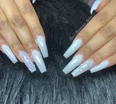Check out our milky white nails selection for the very best in unique or custom, handmade pieces from our craft supplies & tools shops. Milk Shaken White Acrylic Nails White Nail Designs Nails