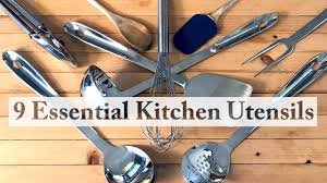 top 9 kitchen utensils you need and