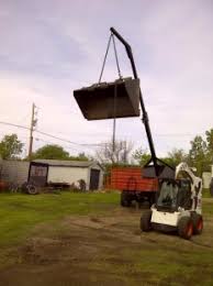 homemade skid steer boom attachment