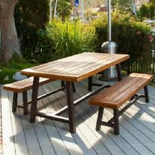 Outdoor Picnic Table Bench Dining Set