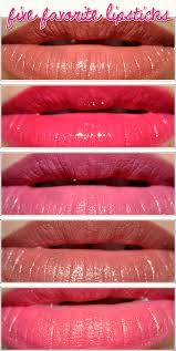 5 favorite lipsticks