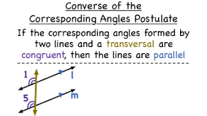 corresponding angles postulate