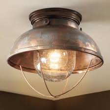 Rustic Ceiling Light Flush Mount Cabin Nautical Fishing Lodge Copper Kitchen Rustic Ceiling Lights Rustic Light Fixtures Ceiling Lights