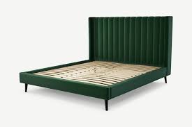 Cory Super King Size Bed Bottle Green
