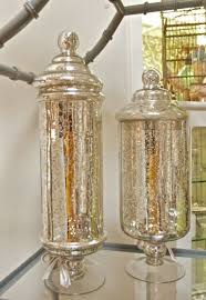 Diy Mercury Glass Apothecary Jars