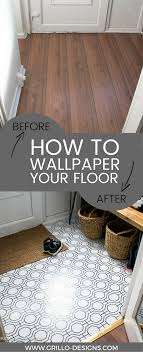 how to wallpaper a floor a er