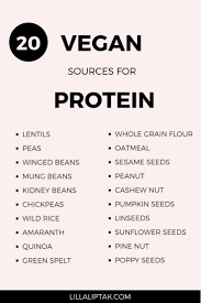 Vegan Sources For Proteins Lilla Liptak