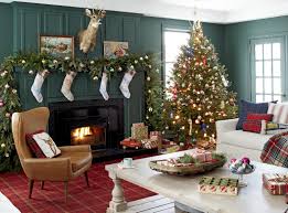 Country christmas decor is reminiscent of simpler times when christmas trees were harvested modest decorations made from earthy elements bring the spirit of the outdoors inside, and festive incorporate greenery, like a wreath or miniature christmas tree to round out the room's holiday decor. 23 Christmas Living Room Decorating Ideas How To Decorate A Living Room For Christmas