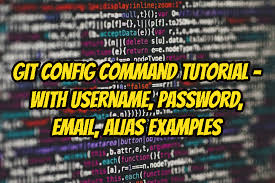 git config command tutorial with