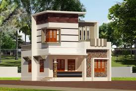 3 Bhk Small Duplex Home Design In 1400
