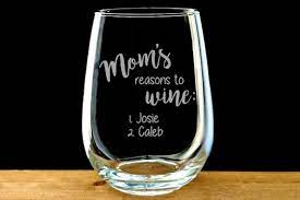 Mom Wine Glass Reasons To Wine Glass