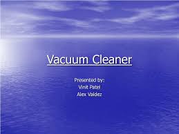 vacuum cleaner powerpoint presentation