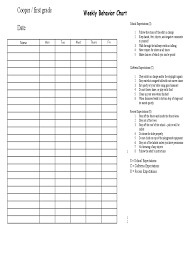 Behavior Charts 6 Free Templates In Pdf Word Excel Download