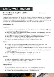 Resume Beautician For Course Format Mysetlist Co