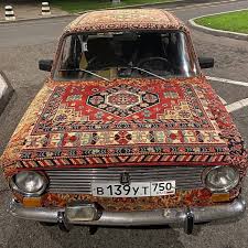 this carpet covered lada is the most