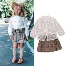On the eve of december 31st, 1999, the world awaited for lights to go off. 1 6 Years Cute Toddler Baby Girl Clothes Sets White Lace Tops T Shirt Brown Plaid Skirt Set Girls Outfit Kids Clothes Casual Set Clothing Sets Aliexpress