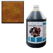 vine umber acid stain concrete