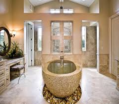 Oval Bathtub Beige Granite Architonic