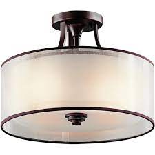 Lacey Semi Flush Fitting Traditional