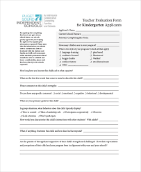 Sample Teacher Self Evaluation Form 7 Examples In Word Pdf