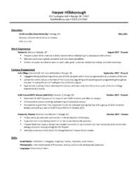 100+ free professional resume examples and templates. Resume Examples Career Development Center