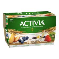 activia probiotic yogurt fiber