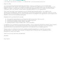 Gallery Of Sales Rep Cover Letter Sample Template Monster