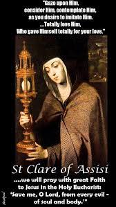 Nearly 800 years after st. Quote S Of The Day 11 August The Memorial Of St Clare Of Assisi Anastpaul