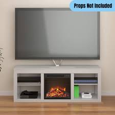 59 Tv Stand W Built In Fireplace