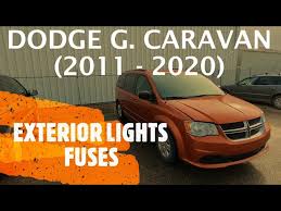 dodge grand caravan exterior lights