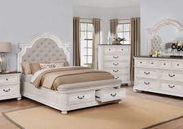 A white king bedroom set pairs well with just about any decor, making personalization a breeze. Keystone King Size Bedroom Set White Home Furniture Plus Bedding