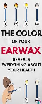 Earwax Color Reveals Health Problems Wellness Ear Wax