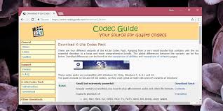 The codec tweak tool fixed all my codec problems. How To Install And Uninstall Codecs In Windows 10