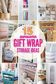 15 Best Wrapping Paper Storage Ideas