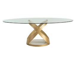 Capri Oval Table Oval Glass Table