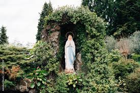 Virgin Mary Sculpture Of Lourdes