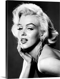 Marilyn Monroe B Large Solid Faced Canvas Wall Art Print Great Big Canvas
